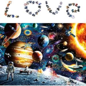 Puzzles for Adults 1000 Piece Space Jigsaw Puzzle Suitable for Kids and