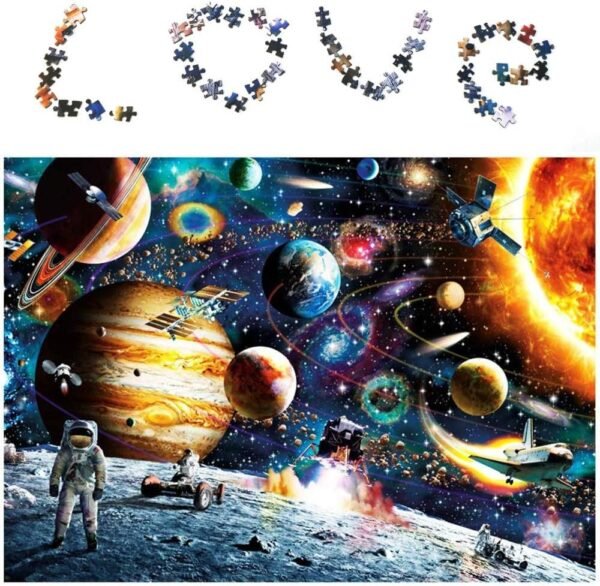 Puzzles for Adults 1000 Piece Space Jigsaw Puzzle Suitable for Kids and