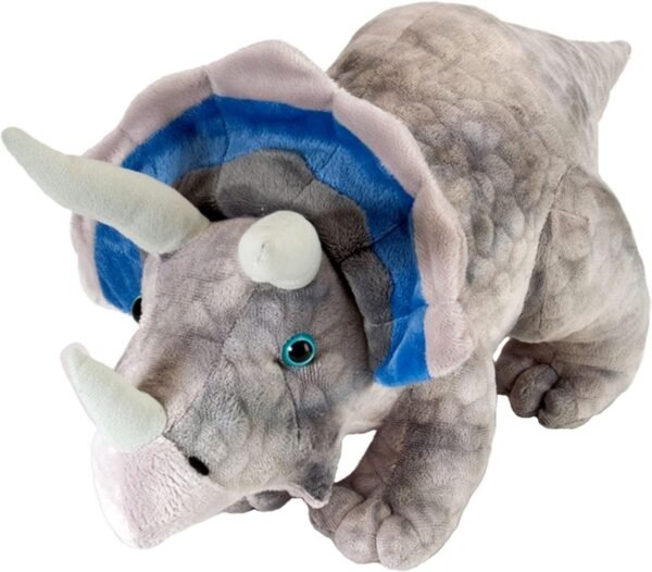 Wild Republic Triceratops Plush, Dinosaur Stuffed Animal, Plush Toy, Gifts for Kids,