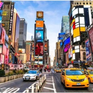 Puzzle 1000 Pieces Jigsaw Puzzles for Kids Adult - Micro-Sized Time Square