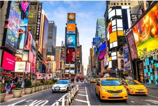 Puzzle 1000 Pieces Jigsaw Puzzles for Kids Adult - Micro-Sized Time Square