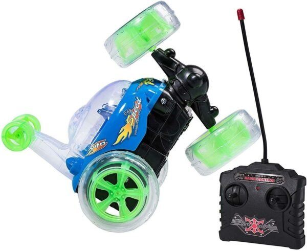 Top Race Remote Control Car Cyclone Twister RC Stunt Car with LED