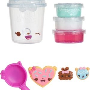 Num Noms Snackables Silly Shakes - Blueberry Mint Smoothie Slime, Multicolor