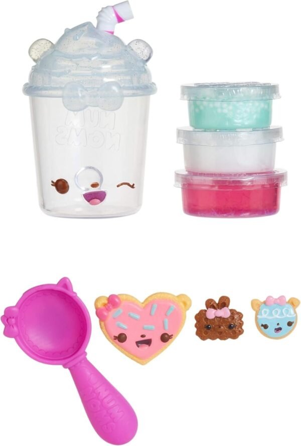 Num Noms Snackables Silly Shakes - Blueberry Mint Smoothie Slime, Multicolor