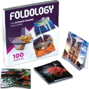 Foldology - Origami Puzzles, Fun Folding Brain Teasers for Teens & Adults,