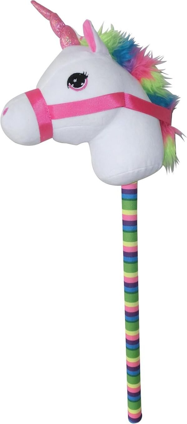 Ponyland White Unicorn 68 cm Stick Horse with Sound Kit