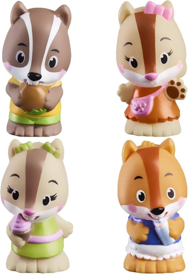 Fat Brain Toys Timber Tots Nutnut Family Set of 4 Dolls &