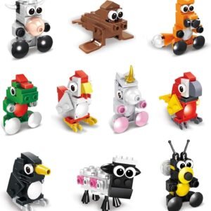 Building Blocks Animals,10 in 1 Stem Building Toys Sets, Assorted Toy Animal,