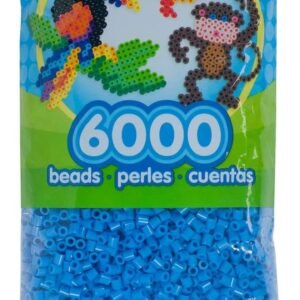 Perler PER8011101, Light Blue, Fuse Bead Bag for Arts and Crafts, 6000pc