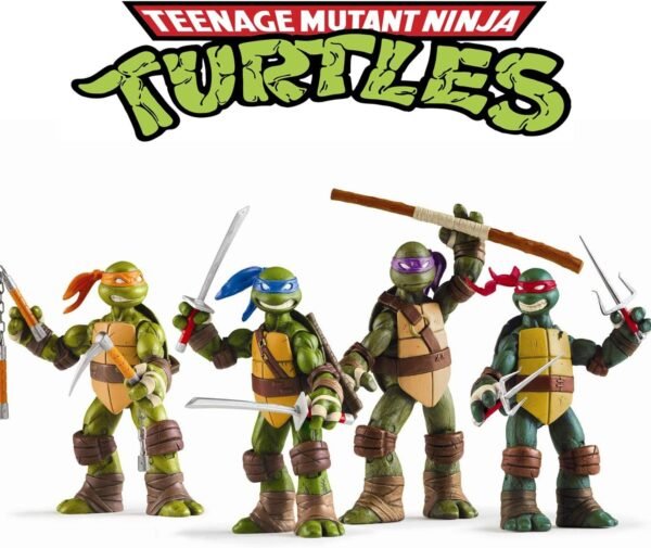 Jubasix Ninja Turtles 4 PCS Set Teenage Ninja Turtles Action Figure -