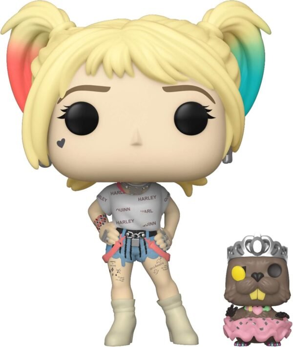 Funko Pop Heroes Birds of Prey - Harley Quinn with Beaver, Multicolour