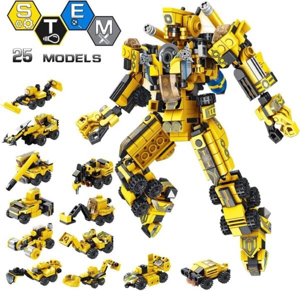 VATOS STEM Building Toys, 573 PCS Robot STEM Toys for 6 Year