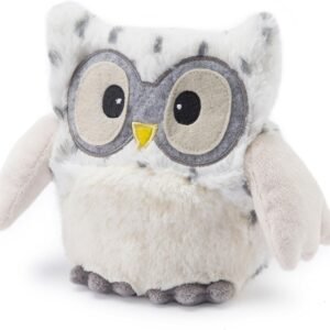 Intelex Warmies Microwavable French Lavender Scented Plush Hooty Snowy Owl, 10, Snow