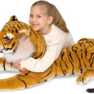 Melissa & Doug Giant Tiger - Lifelike Stuffed Animal over 5 feet