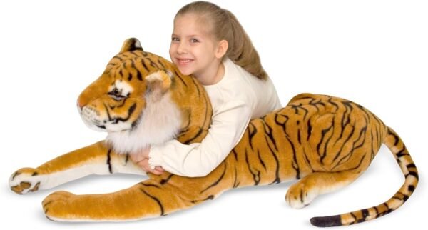 Melissa & Doug Giant Tiger - Lifelike Stuffed Animal over 5 feet