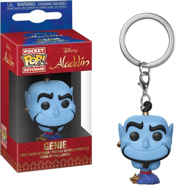 Funko 35932 Pop Keychain AladdinGenie, Standard, Multicolor Kit Toy Fun