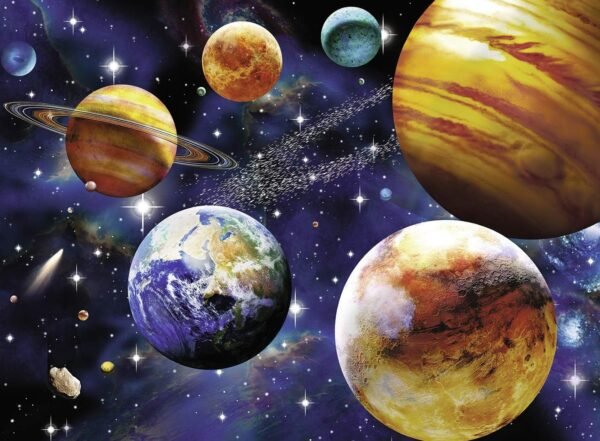 Ravensburger Space 100 Piece Jigsaw Puzzle for Kids Every Piece is Unique,