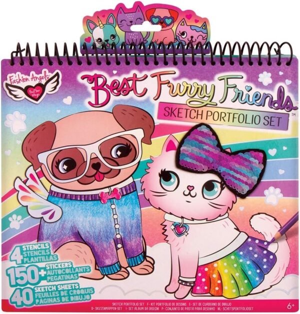 Fashion Angels Pet Lovers Fashion Full Size Sketch Portfolio, Style may vary