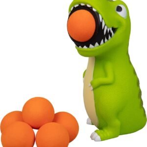 Hog Wild T-Rex Dinosaur Popper Toy - Shoot Foam Balls Up to