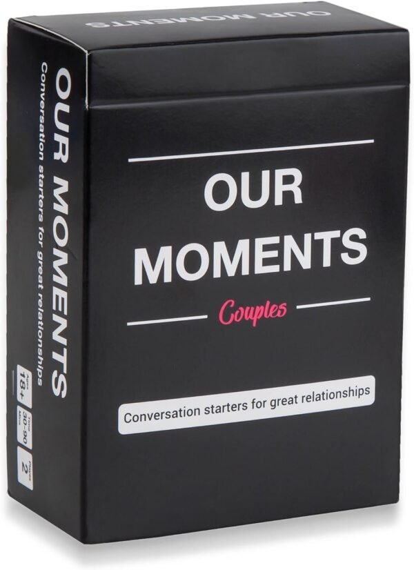 OUR MOMENTS Couples 100 Thought Provoking Conversation Starters for Great Relationships -