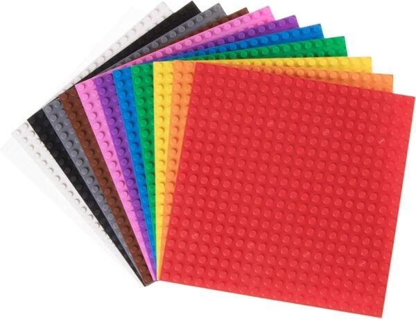 Classic Baseplates 100% Compatible with All Major Building Brick Brands Stackable Bases