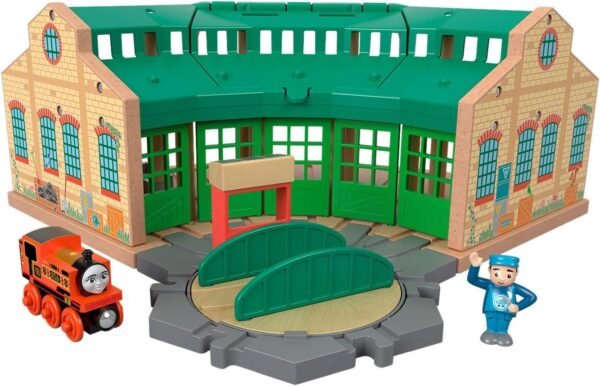 Fisher-Price Thomas & Friends Wood, Tidmouth Sheds Kit Toy Fun