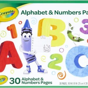 Crayola Alphabet Pad, Tracing Worksheets, 30 Pages Kit Toy Fun