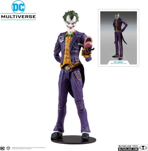 McFarlane Toys DC Multiverse Batman Arkham Asylum The Joker Action Figure
