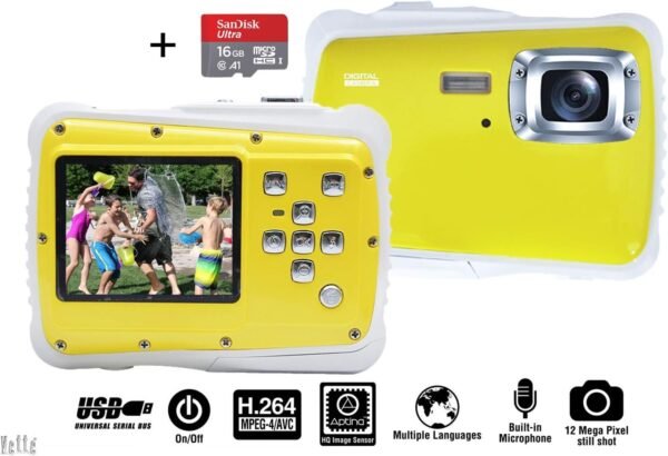 Vett Digital Camera for Kids with 16GB MicroSD Card Included - Kids