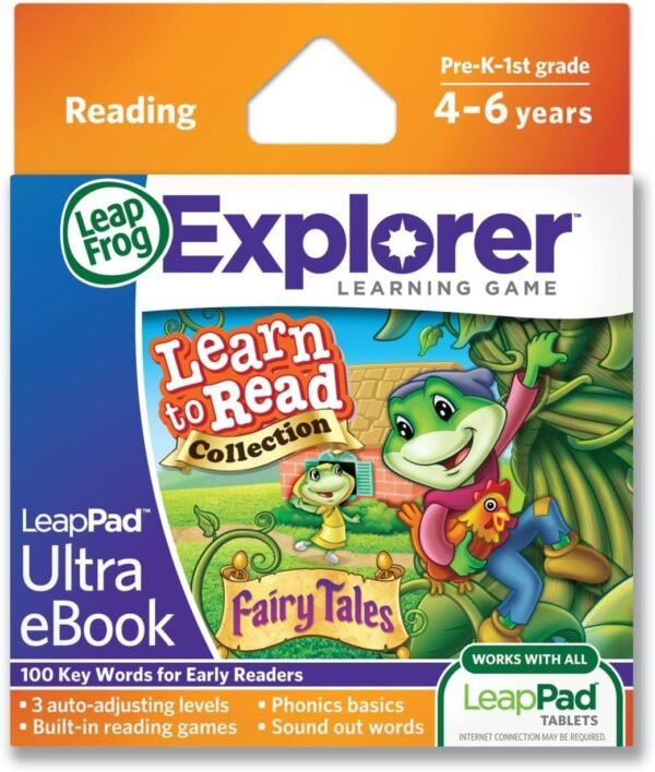 LeapFrog LeapPad Ultra eBook Learn to Read Collection Fairy Tales works with