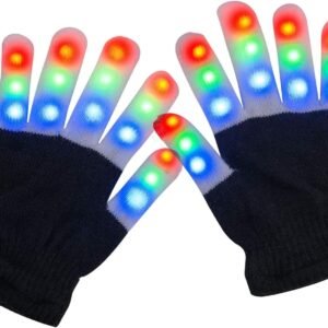 Batlofty LED Gloves, LED Light Gloves Light Up Finger Lights Gloves 3