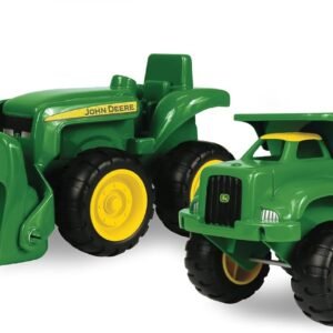 TOMY John Deere Sandbox Vehicle 2 Pack Kit Toy Fun