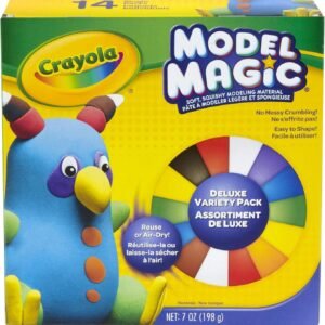 Crayola Model Magic, Deluxe Craft Pack, Gift, 14 Single Packs, At Home