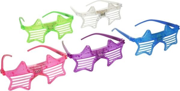 Party Favors Rave 12ct LED Light Up Sunglasses - Assorted Flashing Lights