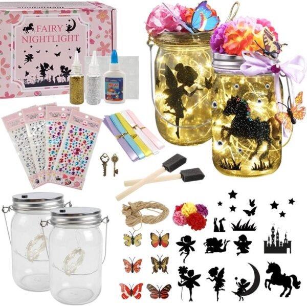 Fairy Lantern Craft Kit for Kids / Night Light / Crafts -