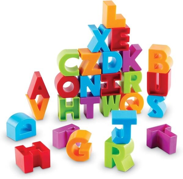 Learning Resources Letter Blocks, Fine Motor Toy, ABCs, Letter Recognition, 36 Pieces,
