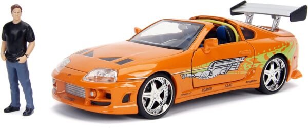 JADA Toys Fast & Furious Brian & Toyota Supra, 1 24 Scale