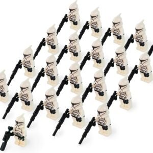 21pcs clone troopers white combat team Kit Toy Fun Kids