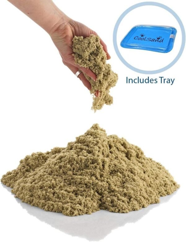 CoolSand Natural 5 Pound Refill Pack - Including 5 Pounds Moldable Indoor