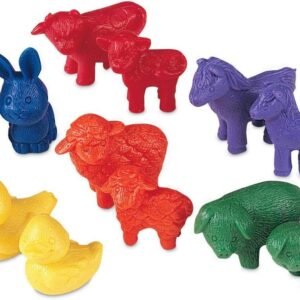 Learning Resources Friendly Farm Animal Counters, Educational Counting and Sorting Toy, 72