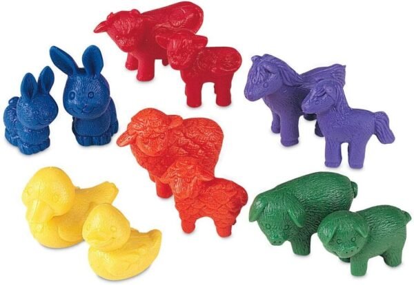 Learning Resources Friendly Farm Animal Counters, Educational Counting and Sorting Toy, 72