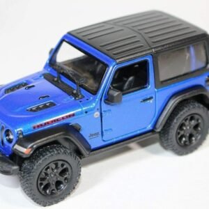 2018 Jeep Wrangler Rubicon Hard Top Blue - Kinsmart P/B