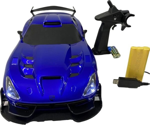 XQ TOYS 1/10 110 Scale SRT Viper RTR RC Car R/C Vehicle,