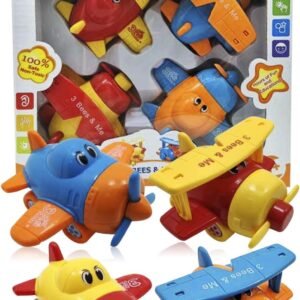3 Bees & Me Airplane Toys - Set of 4 Toy Airplanes
