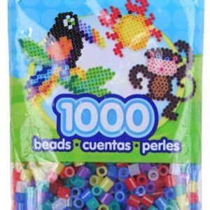 Perler Beads Fuse Beads for Crafts, 1000pcs, Multicolor Glitter Kit