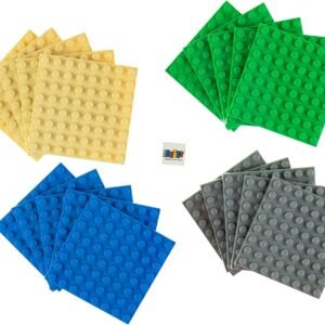 Strictly Briks Classic Briks 20 Piece Blue, Green, Gray, and Sand 2.5