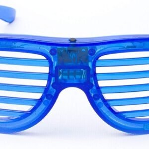 Fun Central LED Slotted Shades - Light Up Glasses for Adults &