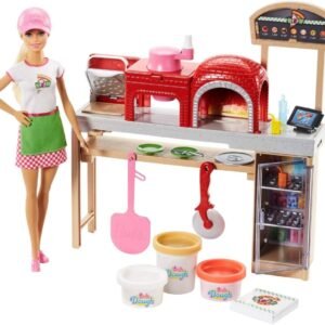 Barbie Pizza Maker Play Set & Doll Amazon Exclusive Kit