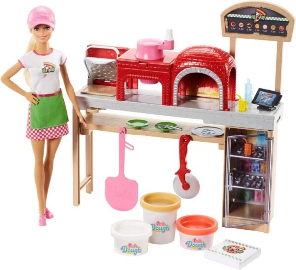 Barbie Pizza Maker Play Set & Doll Amazon Exclusive Kit