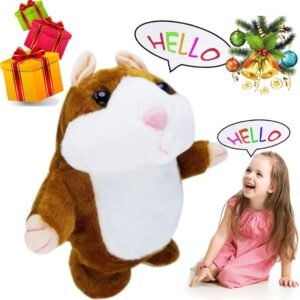 Upgrade Version Talking Hamster Mouse Toy - Repeats What You Say and